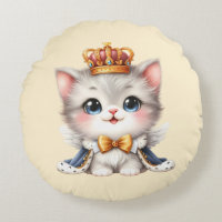 Pequeño y lindo gatito príncipe