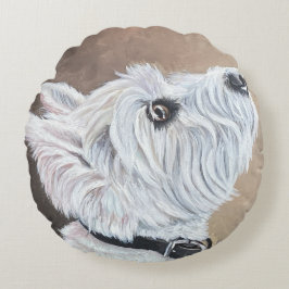 Cojín Redondo Perfil B de Westie
