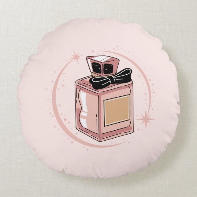 Cojín Redondo Perfume (Anverso)