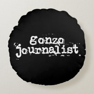 Cojín Redondo Periodista Gonzo