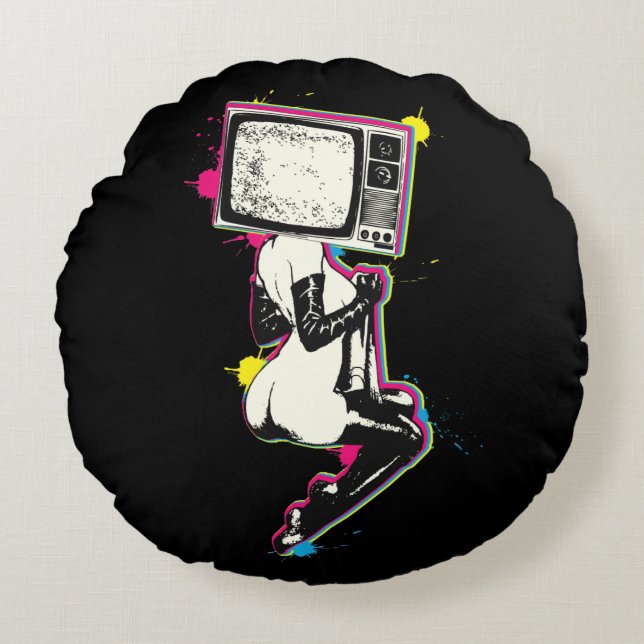 Cojín Redondo Perno-para arriba de Cmyk (Anverso)