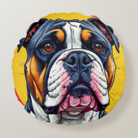 Perro Lindo Ojos Expresivos Dibujo Animado