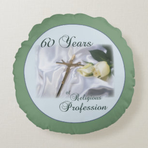 Cojín Redondo Personaliza, 60 Años de Profesión Religiosa