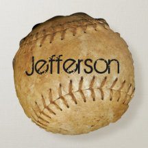 Personaliza Blanco Vintage Béisbol Costura Blanca