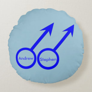 Cojín Redondo Personalizable Pillow de Gay Lovers