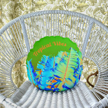 Personalizable Psicodélico Tropical Vibe Palm Fron