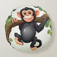 Personalizado chimpancé loco gracioso