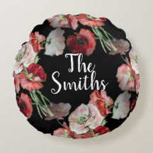 Personalizado de patrones de opio rosa y rojo