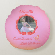 Personalizado Rosa "Sweet Dreams Little Ballerina"