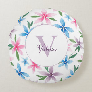 Cojín Redondo Personalized Floral