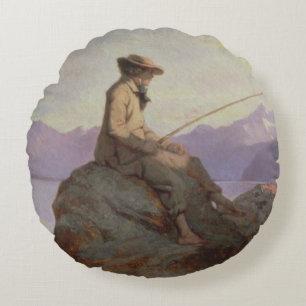 Cojín Redondo Pesca