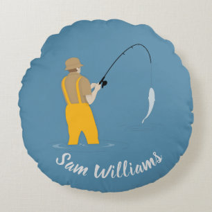 Cojín Redondo Pesca