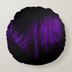 Cojín Redondo Pétalo de flor morada