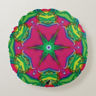 Cojín Redondo Petals Kaleidoscope