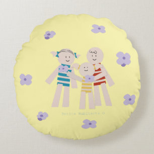 Cojín Redondo Petits Habitants - Canciones para Soñar