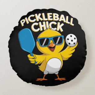 Cojín Redondo Pickle ball Pickleball Pollita