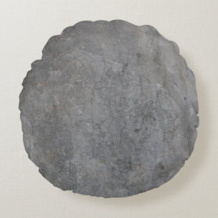 Cojín Redondo Piedra de patrón de madera de textura de pared