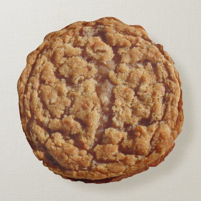 Cojín Redondo Piel de crema de harina de avena (Reverso)