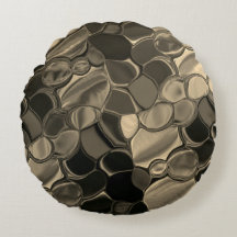 Piezas marrones, círculos y formas redondeadas