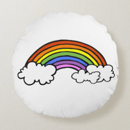 Cojín Redondo Pilar arco iris