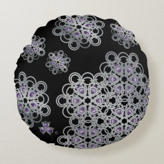 Cojín Redondo Pilar de chinmaille de PolyHexaBloom