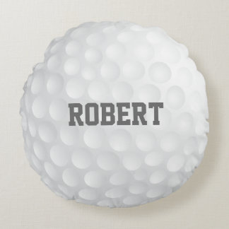Cojín Redondo Pilar de pelota de golf personalizado