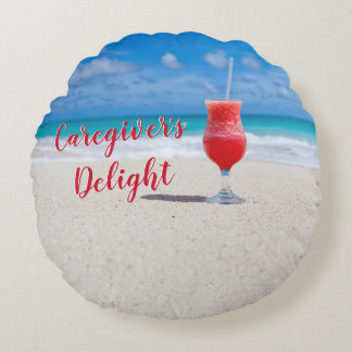 Cojín Redondo Pilar de redondeo delgado del cuidador