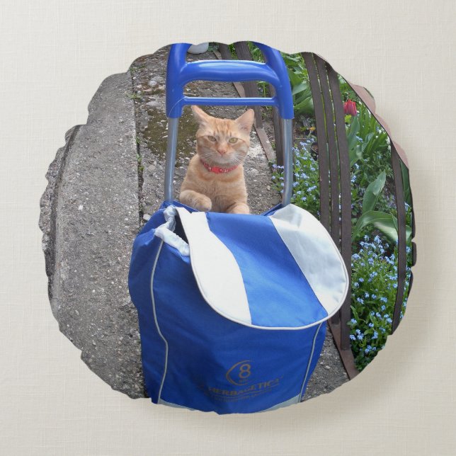 Cojín Redondo Pilar redondeado de gante (Anverso)