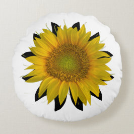 Cojín Redondo Pilar redondeado de girasol