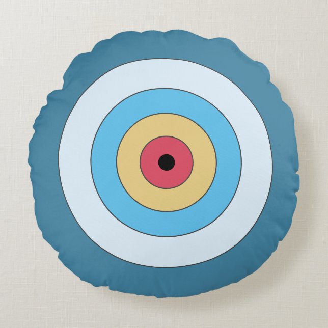 Cojín Redondo Pilar redondeado objetivo (Anverso)