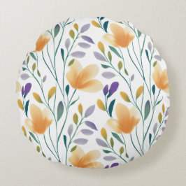 Cojín Redondo Pilar redondo botánico de sangre dorada