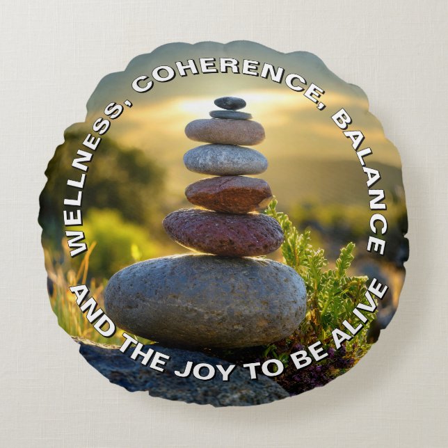 Cojín Redondo Pilar redondo de confirmación (Anverso)