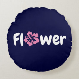 Cojín Redondo Pilar redondo de flor