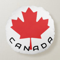 Pilar redondo de hoja de arce rojo canadiense - Ho
