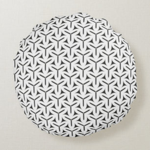 Cojín Redondo Pilar redondo de patrón de bálsamas góticas