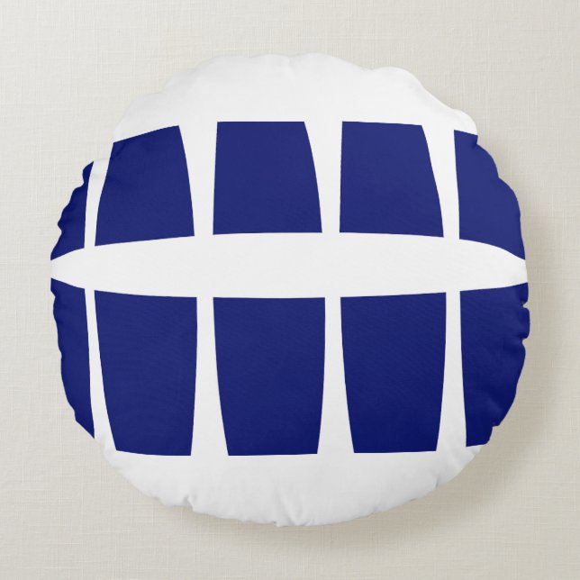 Cojín Redondo Pilar redondo degradado (Anverso)