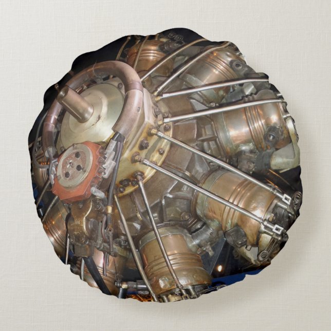 Cojín Redondo Pilar redondo del motor estrella (Reverso)