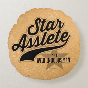Cojín Redondo Pilar redondo del Star Asslete (Avid Indoorsman)