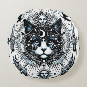 Cojín Redondo Pilar redondo "Guardián Celestial"