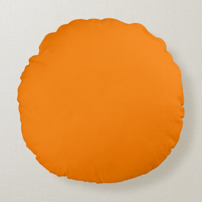 Cojín Redondo Pilar redondo naranja (Anverso)