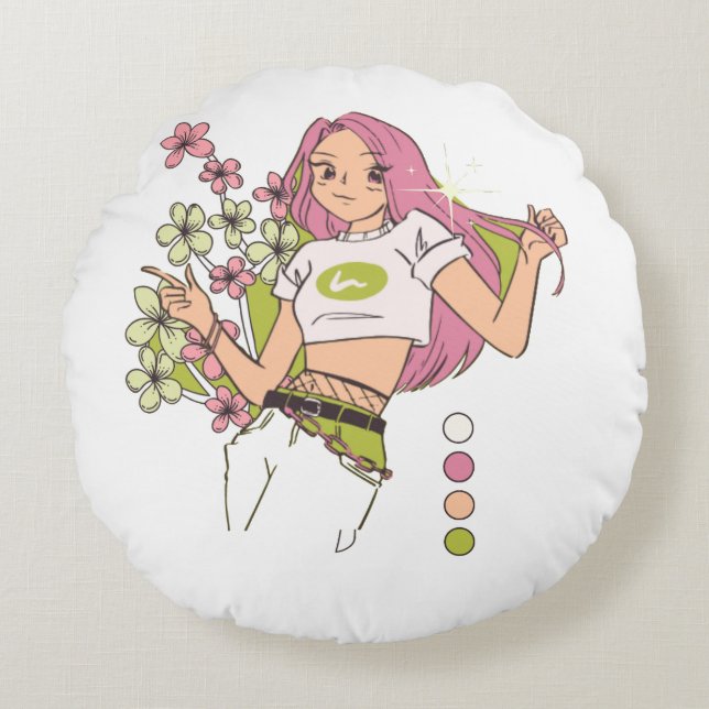 Cojín Redondo Pillow  (Anverso)