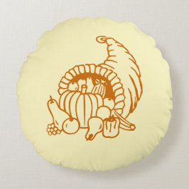 Cojín Redondo Pillow - Cuerno de Abundancia