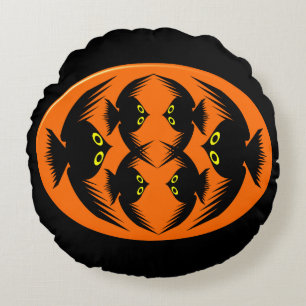 Cojín Redondo Pillow de Halloween Crows