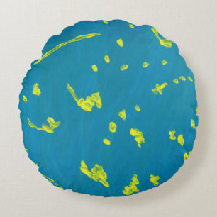 Cojín Redondo Pillow de la ronda del cielo estrellado