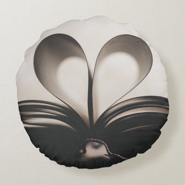 Cojín Redondo Pillow de ronda de amor (Reverso)