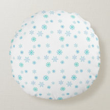 Pillow del puf de copo de nieve