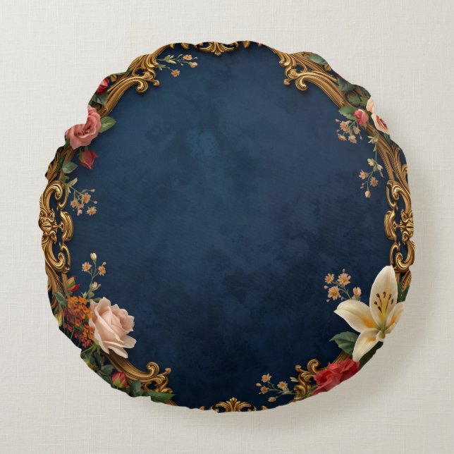 Cojín Redondo Pillow Personalizado redondo moderno de 16 pulgada (Anverso)