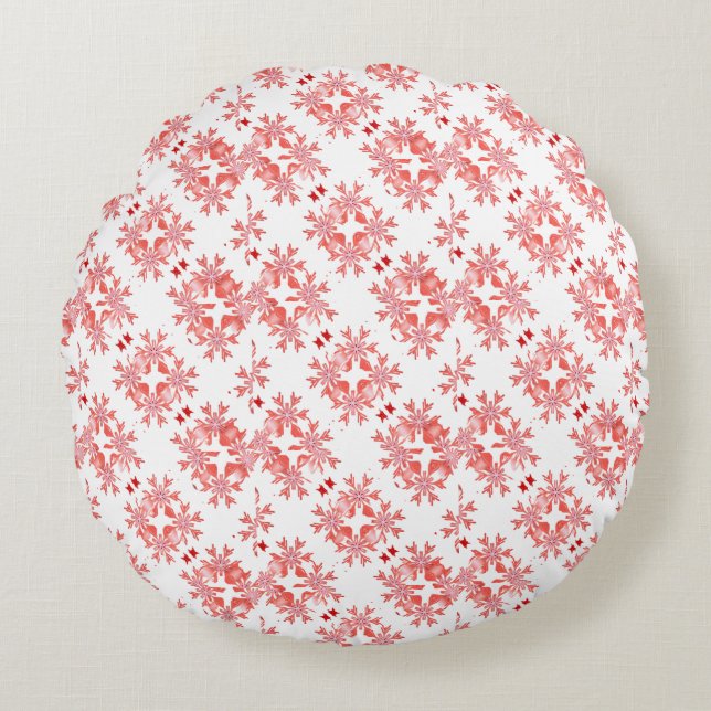 Cojín Redondo Pillow Red Pouf (Anverso)