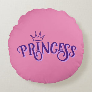 Cojín Redondo Pillow redonda de la princesa