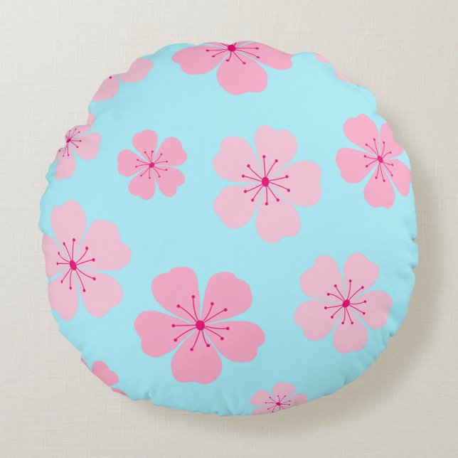 Cojín Redondo Pillow redonda de Sakura (Anverso)